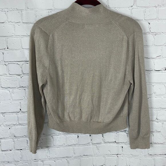 Calvin Klein Beige Cardigan Sweater - Picture 2 of 4